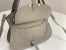 Chloe Marcie Small Double Carry Bag in Grey Grained Calfskin