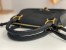 Chloe Marcie Small Double Carry Bag in Black Grained Calfskin
