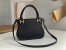 Chloe Marcie Small Double Carry Bag in Black Grained Calfskin