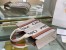 Chloe Small Woody Tote Bag in Canvas with Brown Leather Strips 