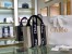 Chloe Small Woody Tote Bag in Canvas with Black Leather Strips 