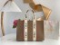 Chloe Large Woody Tote Bag In Brown Felt