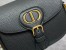 Dior Bobby Small Bag In Black Grained Calfskin