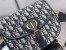 Dior Bobby Medium Bag In Blue Dior Oblique Jacquard