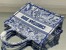 Dior Medium Book Tote Bag In Blue Transparent Toile de Jouy Canvas