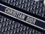 Dior Medium Book Tote Bag In Blue Velvet Oblique Embroidered 
