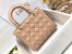 Dior Small Lady Dior Bag In Powder Patent Cannage Calfskin
