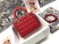 Dior Lady Dior Medium Bag in Red Cannage Lambskin