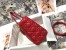 Dior Lady Dior Medium Bag in Red Cannage Lambskin