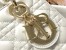 Dior Lady Dior Medium Bag in White Cannage Lambskin