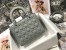 Dior Lady Dior Medium Bag in Grey Ultramatte Cannage Calfskin