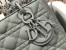 Dior Lady Dior Medium Bag in Grey Ultramatte Cannage Calfskin
