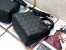 Dior Lady Dior Medium Bag in Black Ultramatte Cannage Calfskin