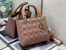 Dior Lady Dior Medium Bag in Blush Patent Cannage Calfskin