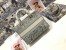 Dior Lady D-Lite Large Bag in Grey Toile de Jouy Reverse Embroidery