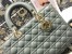 Dior Lady Dior Large Bag in Grey Cannage Lambskin