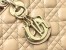 Dior Lady Dior Large Bag in Beige Cannage Lambskin