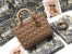 Dior Lady Dior Large Bag in Blush Ultramatte Cannage Calfskin