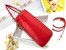 Dior Lady Dior Large Bag in Red Patent Cannage Calfskin