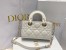 Dior Lady D-Joy Micro Bag In White Cannage Lambskin