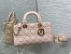 Dior Lady D-Joy Medium Bag in Powder Pink Cannage Lambskin