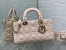 Dior Lady D-Joy Medium Bag in Powder Pink Cannage Lambskin