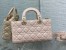Dior Lady D-Joy Medium Bag in Powder Pink Cannage Lambskin