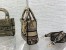 Dior Lady D-Lite Mini Bag In Brown Toile de Jouy Embroidery