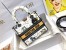 Dior Lady D-Lite Medium Bag In White Pixel Zodiac Embroidery