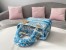Dior Lady D-Lite Medium Bag In Blue Toile de Jouy Canvas