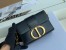 Dior 30 Montaigne Box Bag In Black Box Calfskin