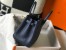 Hermes Birkin 25cm Bag in Navy Blue Clemence Leather with GHW