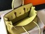 Hermes Birkin 25cm Bag in Jaune Poussin Clemence Leather with GHW