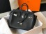 Hermes Birkin 25cm Bag in Black Clemence Leather with PHW