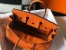 Hermes Birkin 25cm Bag in Orange Clemence Leather with GHW