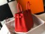 Hermes Birkin 25cm Bag in Red Clemence Leather with GHW