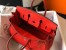 Hermes Birkin 25cm Bag in Red Clemence Leather with GHW