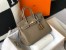 Hermes Birkin 25cm Bag in Taupe Clemence Leather with GHW