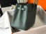 Hermes Birkin 25cm Bag in Vert Amande Clemence Leather with GHW