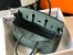 Hermes Birkin 25cm Bag in Vert Amande Clemence Leather with GHW