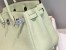 Hermes Birkin 25cm Bag in Vert Fizz Clemence Leather with PHW