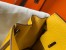 Hermes Birkin 25cm Bag in Yellow Clemence Leather with GHW