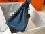 Hermes Birkin 30cm Bag in Blue Agate Clemence Leather with GHW