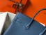 Hermes Birkin 30cm Bag in Blue Agate Clemence Leather with GHW