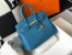 Hermes Birkin 30cm Bag in Blue Jean Clemence Leather with GHW