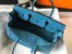Hermes Birkin 30cm Bag in Blue Jean Clemence Leather with GHW