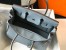 Hermes Birkin 30cm Bag in Blue Lin Clemence Leather with GHW