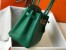 Hermes Birkin 30cm Bag in Malachite Clemence Leather with GHW