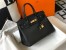 Hermes Birkin 30cm Bag in Black Clemence Leather with GHW