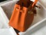 Hermes Birkin 30cm Bag in Orange Clemence Leather with GHW